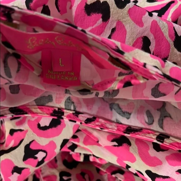 Lilly Pulitzer Pink Topaz My Favorite Spot Cynthia Swing Dress - Picture 4 of 4